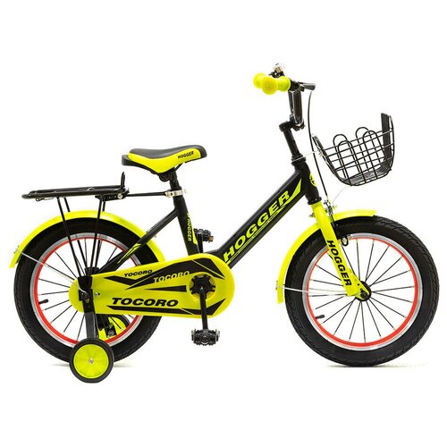 Велосипед 16 Hogger Tocoro Черно-лимонный 950200₽