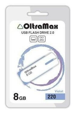 USB флэш-накопитель OLTRAMAX OM-8GB-220-фиолетовый 1076913