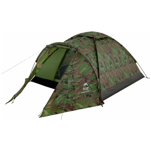 Палатка походная Jungle Camp Forester 3 камуфляж 190 x (210+100) x 120 см 70855