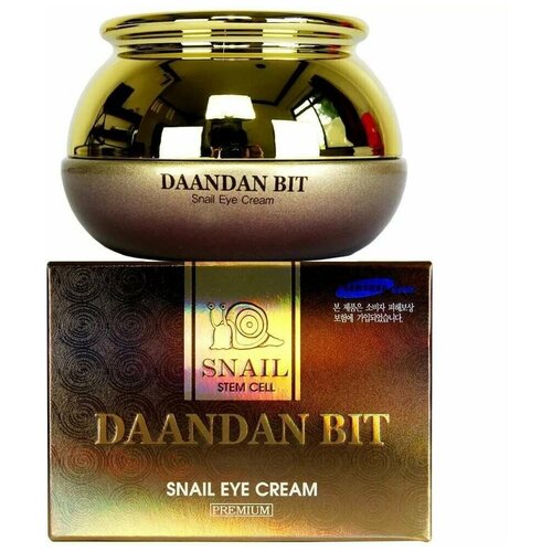 Daandanbit Крем для кожи вокруг глаз Snail EYE Cream, 50ml набор средств для лица со стволовыми клетками daandan bit snail stem premium set