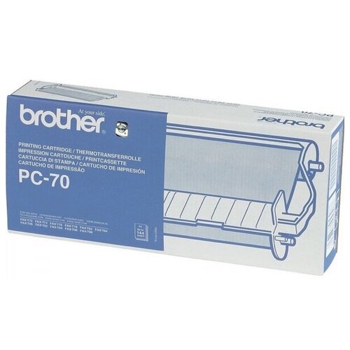 термопленка brother pc 71rf fax 104r 106r t72 74 76 78 645 685 727 737 1 144стр Картридж BROTHER PC-70 с термоплёнкой (144 стр)