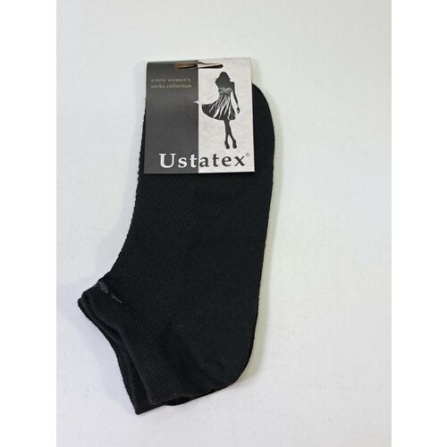 Носки Юстатекс, размер 23/25, черный носки женские юстатекс демисезонные 2с1 размер 23 25 синий