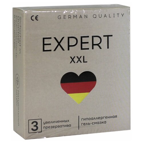Презервативы EXPERT XXL Germany 3 шт, увеличенного размера