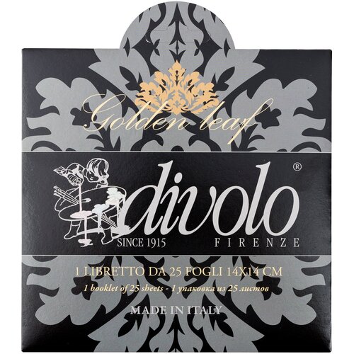 Поталь золото 25 листов 14х14 453₽