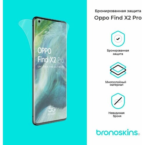 Защитная Броня для Oppo Find x2 (Матовая, Комплект FullBody)