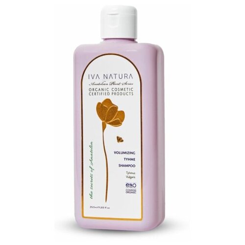 IVA NATURA Шампунь для объема волос VOLUMIZING THYME SHAMPOO 350 мл