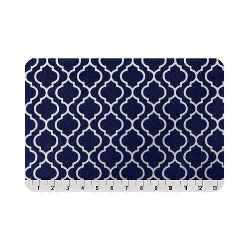 Плюш Peppy 48х48 см, 440 г/м2, 100% полиэстер, navy (TRELLIS)