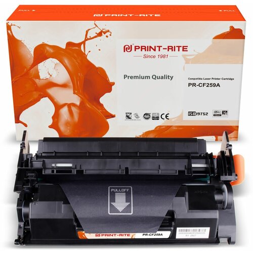 Картридж PRINT-RITE TFHB83BPU1J, CF259A, черный / PR-CF259A картридж для лазерного принтера print rite tfhb83bpu1j pr cf259a