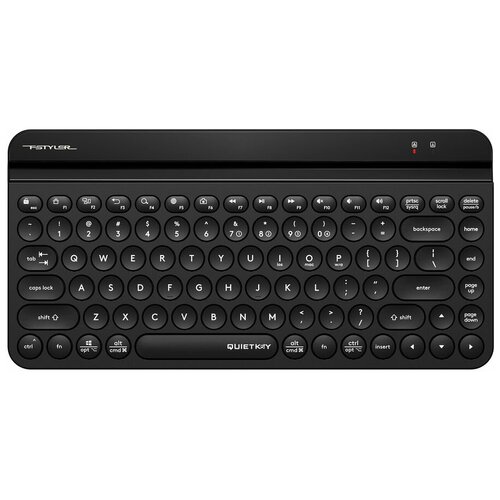 Клавиатура A4TECH Fstyler FBK30, USB, Bluetooth/Радиоканал, черный [fbk30 black]