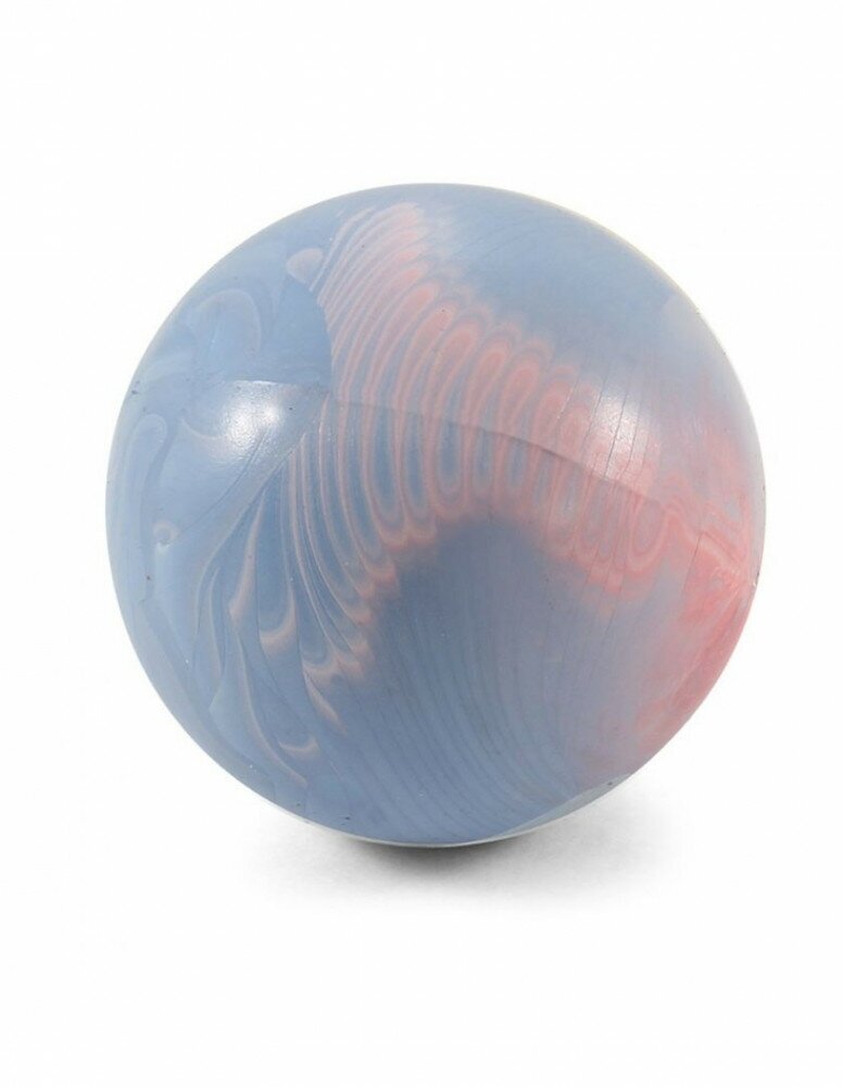 Игрушка для собак из резины "Мяч литой малый" каучук 5 см микс цветов (комплект из 7 шт)