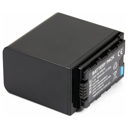 аккумулятор vw vbn130 для panasonic hc x800 hc x920 hc x900 hdc sd800 hc x810 1300mah Усиленный аккумулятор для Panasonic HC-MDH2 (VW-VBD58, VW-VBD78)