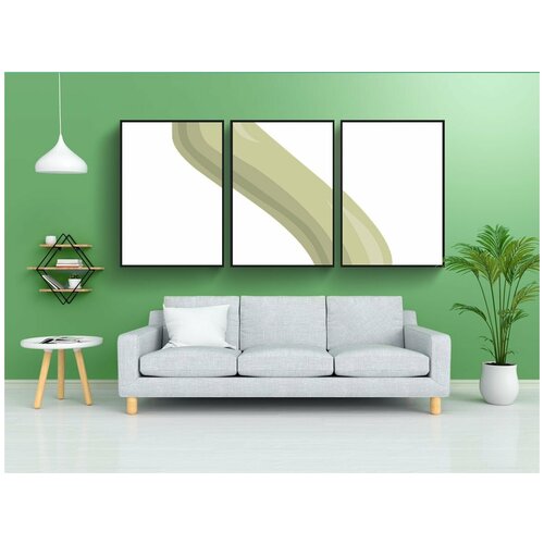 фото Набор модулных постеров для интерьера "трубопровод, трубка, вода" 60x90 см. в тубусе, без рамки lotsprints