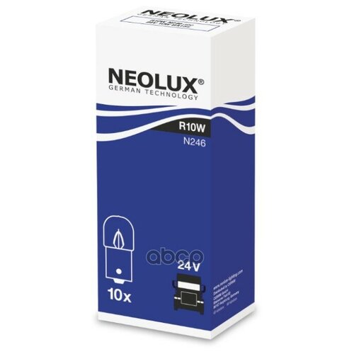 Лампа R10w Ba15s Standart 24v N246 4008321769275 Neolux арт. N246