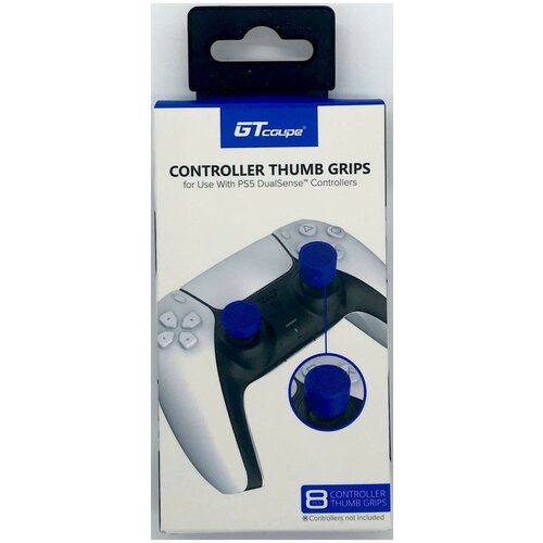 Накладки на стики для геймпада DualSense Trigger Kit 8 in 1 GT (8 шт) Синий (PS4/PS5)