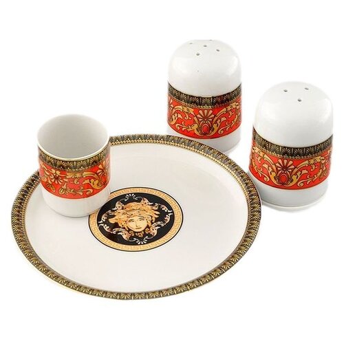 фото Набор для специй 4 предмета leander "сабина /версаче /красная лента" / 159093