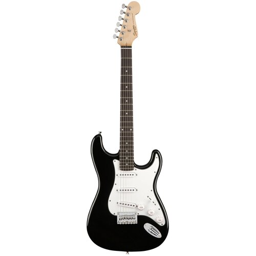 FENDER SQUIER MM STRATOCASTER HARD TAIL BLACK электрогитара