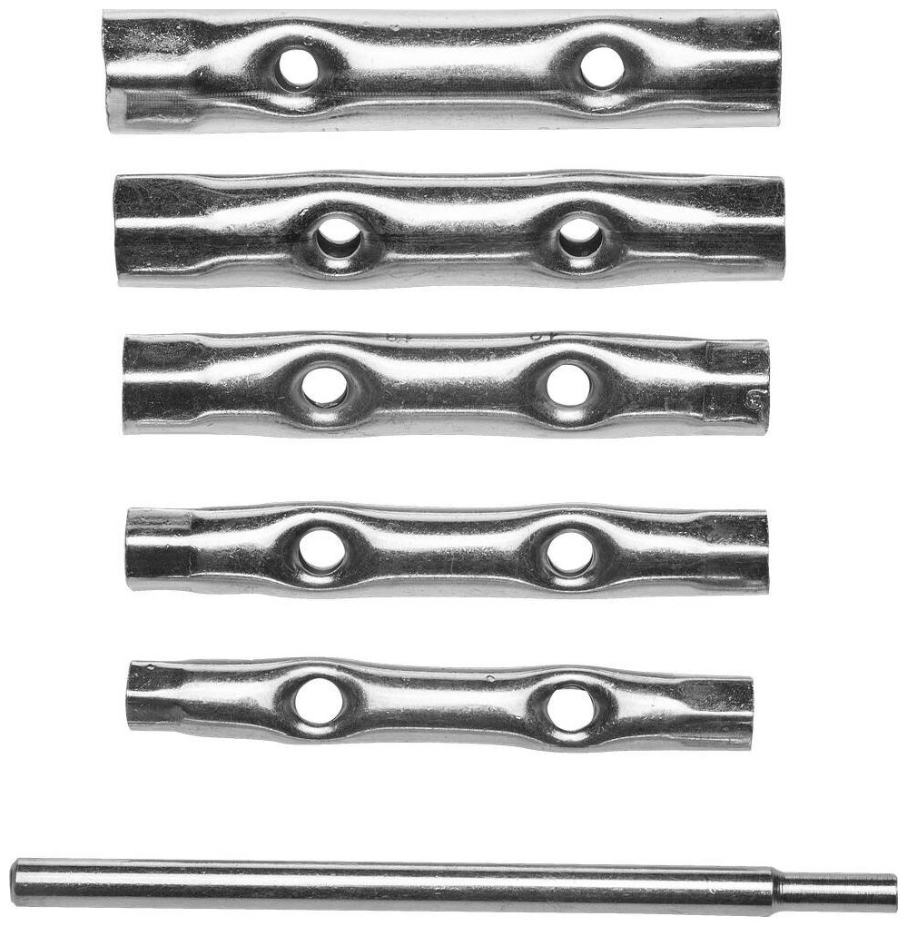 DEXX 6 предметов, 8 - 17 мм, набор трубчатых ключей (27192-H6)