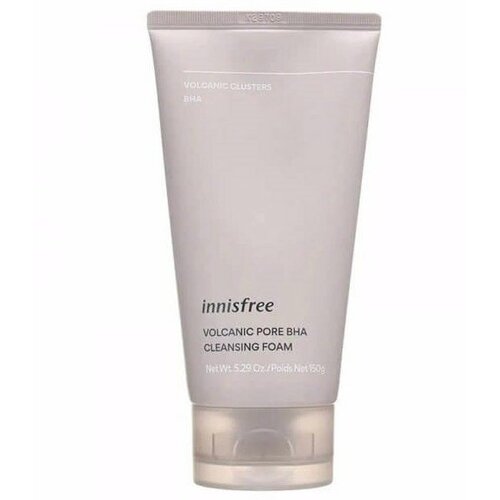 Пенка для умывания с вулканическими минералами и кислотами Innisfree Volcanic Pore BHA Cleansing Foam 150 грамм