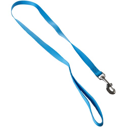 Поводок нейлоновый PRIDE, цвет голубой, ширина 2 см - длина 180 см