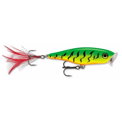 воблер для рыбалки rapala skitter pop 09 9см 14гр цвет ft плавающий Воблер RAPALA Skitter Pop 09 FT 14г плавающий