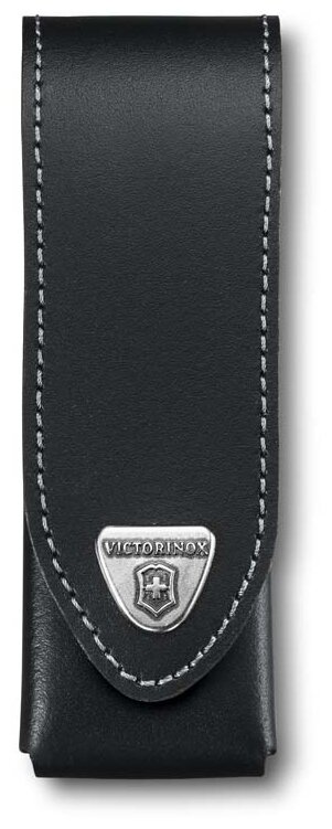 Чехол из нат.кожи Victorinox Leather Belt Pouch (4.0523.3) черный с застежкой на липучке без упаковк - фото №1
