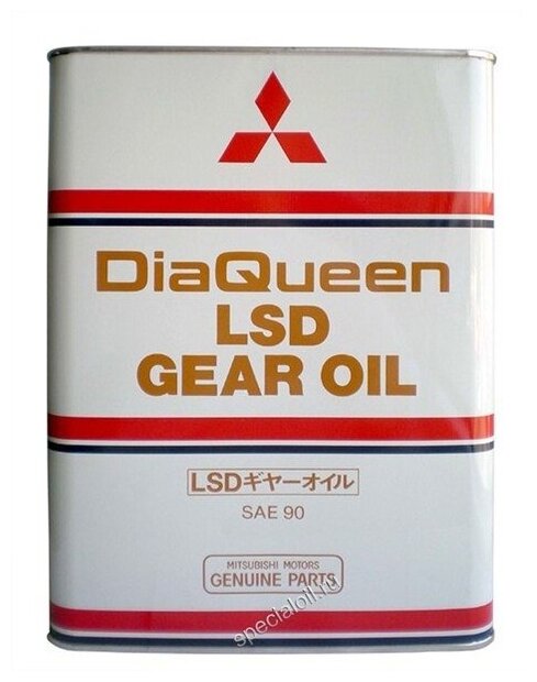 Масло трансмиссионное SAE 90 MITSUBISHI DIA QUEEN LSD GEAR OIL 4л 3775610