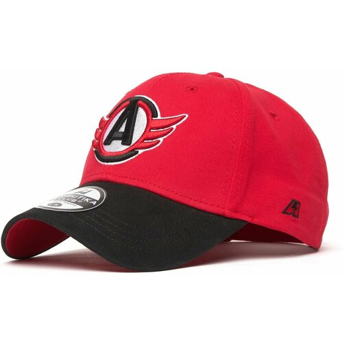 фото Бейсболка atributika & club, размер 55-58, красный, черный