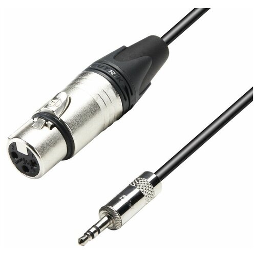 платье myf 40y12e220 1 Adam Hall K5 MYF 0300 микрофонный кабель XLRмама - 3.5 Jack стерео, 3 метра