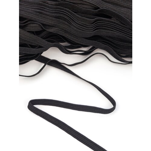 Резинка бельевая черная ширина 8 мм резинка бельевая продежка тесьма эластичная ширина 1 см упаковка 10 м