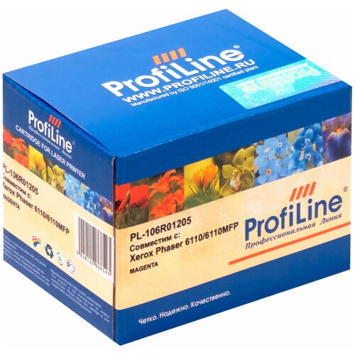 Картридж ProfiLine PL-106R01205-M, 1000 стр, пурпурный картридж xerox 106r01205 1000 стр пурпурный