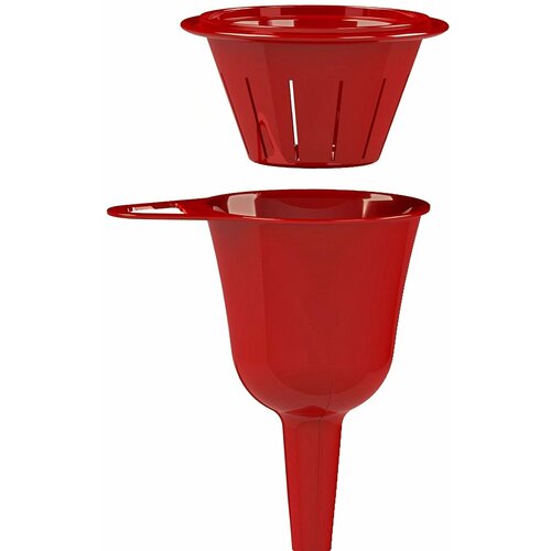 Воронка с ситом для переливания растительных масел воды компотов и других напитков из любой емкости в бутылку или банку подходит для пересыпания некоторых сыпучих продуктов например сахара 504₽