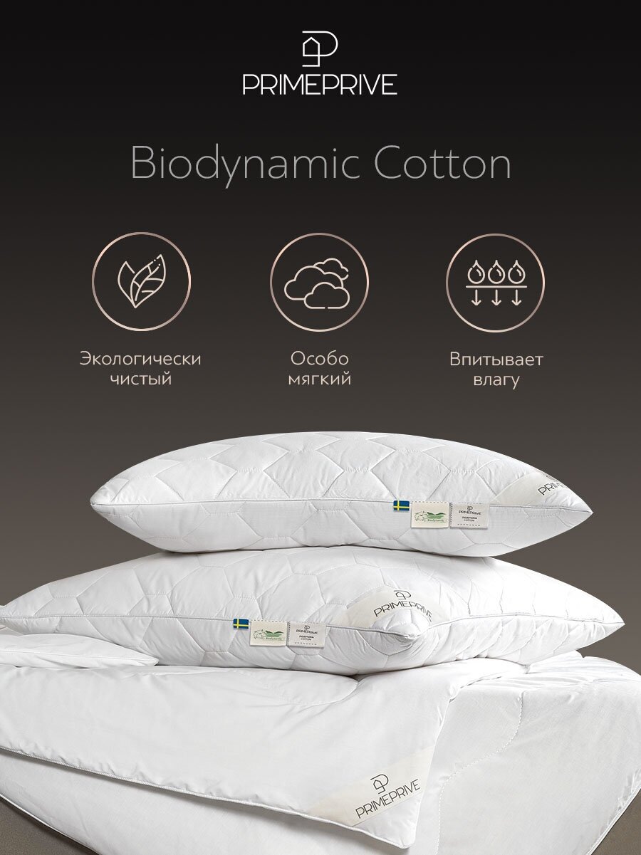 PRIME PRIVE Одеяло всесезонное Cotton, хлопковое волокно (140х205 см) - фотография № 6