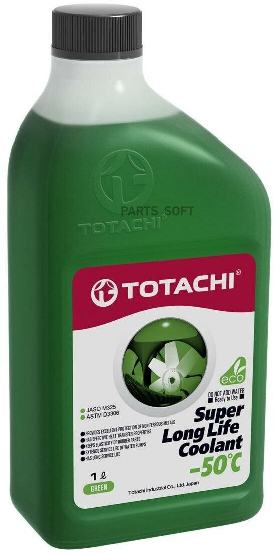 фото Totachi Super Long Life Coolant Green -50C (1L)_Антифриз_ Готовый Зеленый TOTACHI арт. 41701