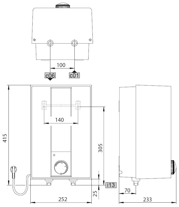 Накопительный электрический водонагреватель Stiebel Eltron ESH 5 O-N Trend, кран, белый - фотография № 10