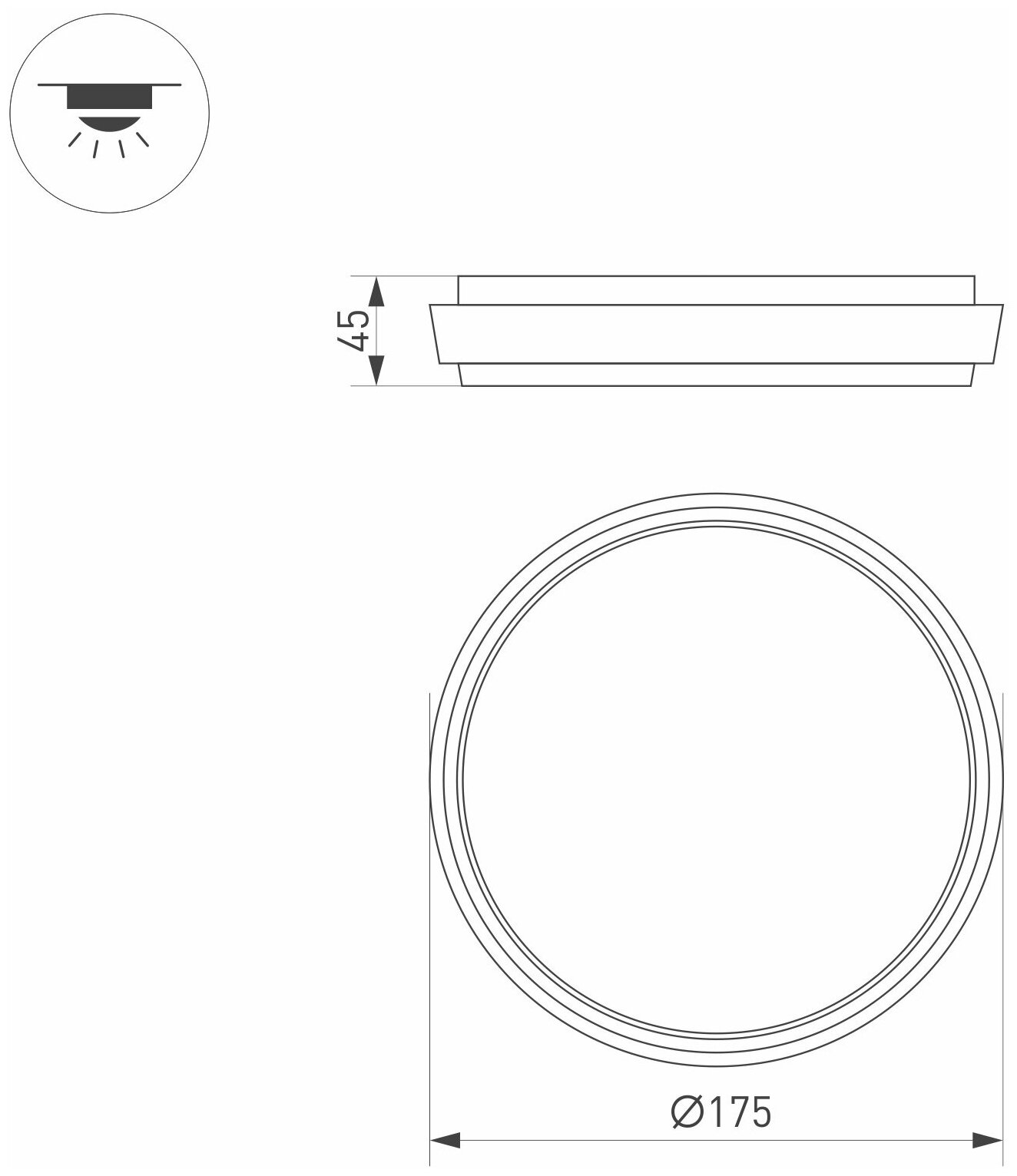 Уличный светодиодный светильник Arlight LGD-Giro-R175-10W Warm3000 / - фото №2