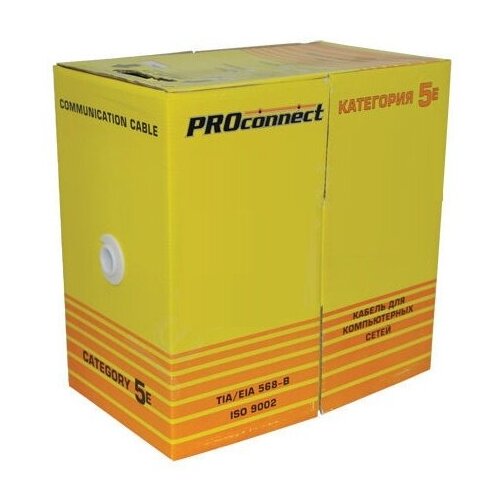 PROCONNECT Кабель UTP 4PR 24AWG CAT5e 305м outdoor (01-0054)