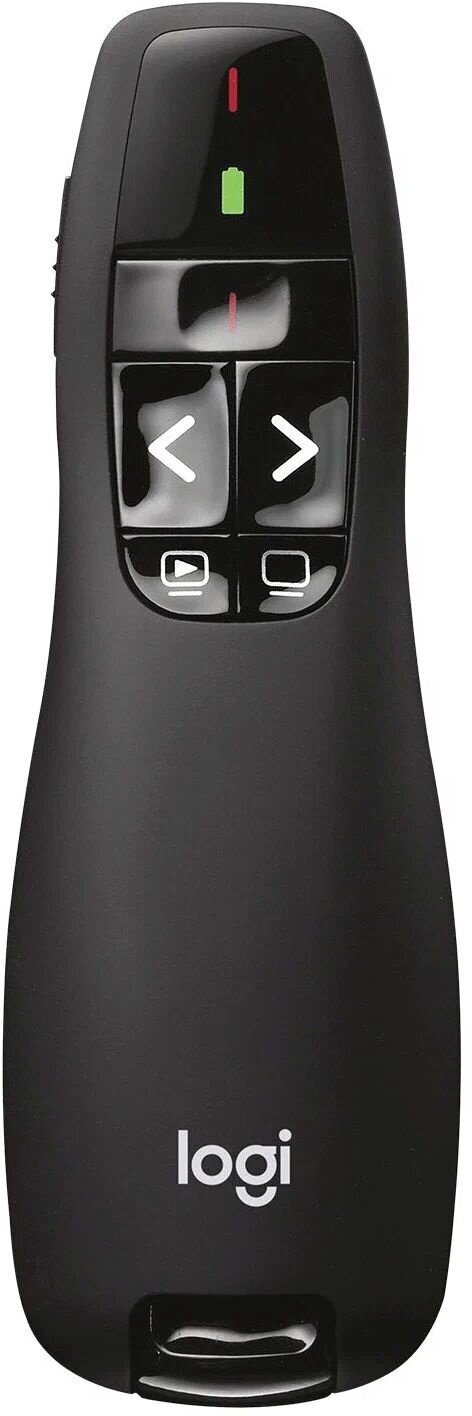 Презентер Logitech R400 Radio USB 10м черный