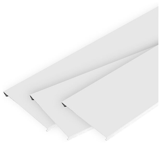 Цесал панель для реечного потолка 100мм белый матовый (3м) / CESAL панель для реечного потолка S 100мм белый матовый (3м)