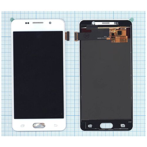 Дисплей для Samsung Galaxy A5 (2016) SM-A510F (TFT) белый дисплей для samsung galaxy a7 sm a750f 2018 oled full size черный