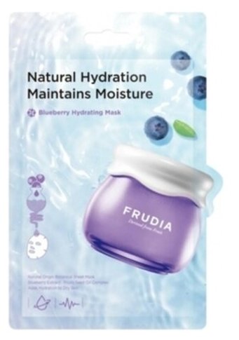 Frudia Маска тканевая для лица с экстрактом черники - Blueberry hydrating mask, 20мл