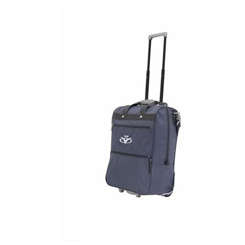 Сумка дорожная на колесах TsV 508.32 Ручная кладь, Цвет серый/алюминий