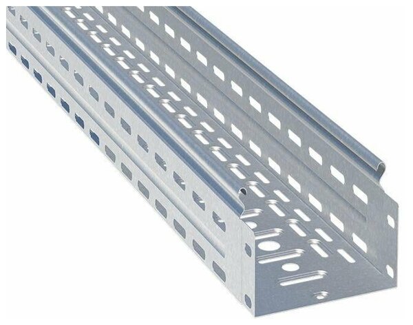 Короб перфорированный rl12 40x80 серый quadro - 91 фото