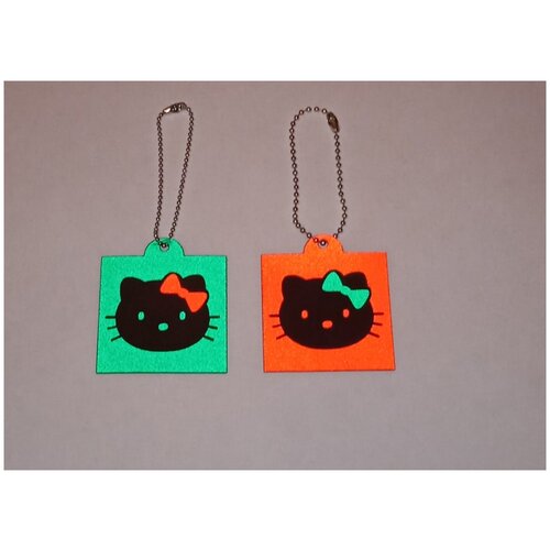 Светоотражающий брелок\фликер Светлый элемент Китти 2