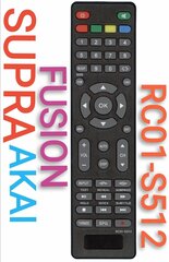 Пульт Rc01-s512 для AKAI/SUPRA/fusion телевизора