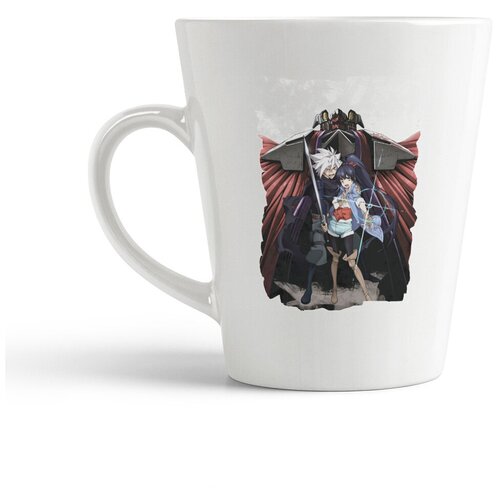 фото Кружка-латте coolpodarok аниме воин четырёх стихий девушка и парень voin chetireh stihiy (двое, на фоне гигароуд)