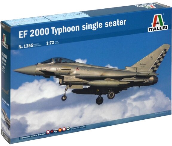 Сборная модель Italeri Самолет EF-2000 Typhoon (одноместный) (1355ИТ)