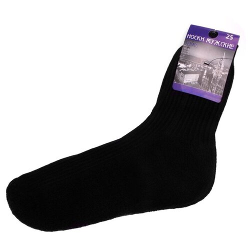 Мужские носки , размер 39-40, черный