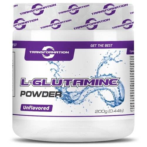 Transformation L-Glutamine Powder 200г cybermass glutamine 200г натуральный