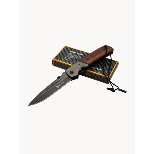 Походный складной нож Browning DA52, общая длина 28см, Сталь 420C