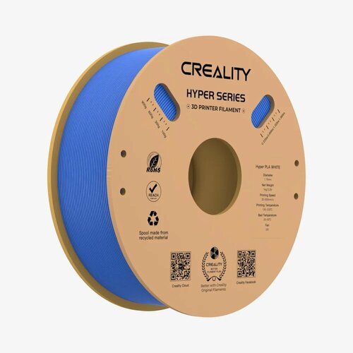 Филамент Creality Hyper Series PLA 3D Printing 1kg синий филамент creality cr pla matte pla 3d printing 1 75мм зеленый avocado green 1 кг